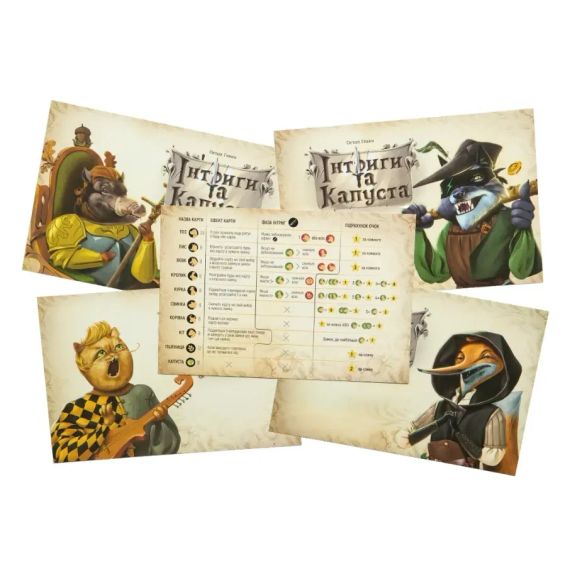 Настільна гра Інтриги та капуста | Зображення 2