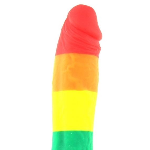 Фалоімітатор Веселка NS Novelties Colours Pride Edition на присосці Sex Aura | Зображення 2