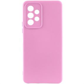 Чохол TPU GETMAN Liquid Silk Full Camera для Samsung Galaxy A32 4G Рожевий / Pink