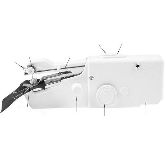 Електрична швейна машинка HANDY SWITCH CS-101B, Ручна швейна машинка зручна компактна GO-71 | Зображення 2