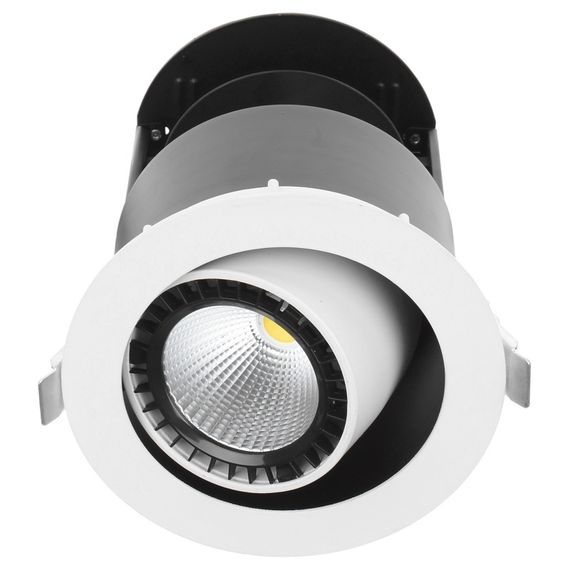 Светильник потолочный LED врезной  LED-57/30W NW WH COB