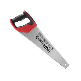 Ножівка для деревини 400 мм, з гартованим зубом, потрійне заточення INTERTOOL HT-3104