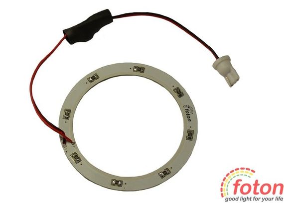 Светодиодное кольцо LED ring SMD 5050 80mm RED (188Lm) 4.5W | Зображення 3