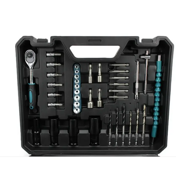 Гайковерт акумуляторний 48V, 5AH, компактний акумуляторний гайковерт у пластиковому кейсі з набором інструментів | Зображення 8