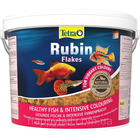 Корм Tetra Rubin Flakes 10 л (2.05 кг) — Пластівці для забарвлення риб | Зображення 2