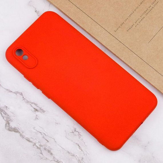 Чохол TPU GETMAN Liquid Silk Full Camera для Xiaomi Redmi 9A Червоний / Red | Зображення 2