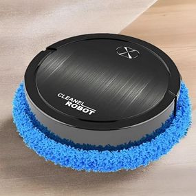 Робот для вологого прибирання, Vacuum cleaner LY-540, Чорний / Розумний робот-прибиральник для миття підлоги