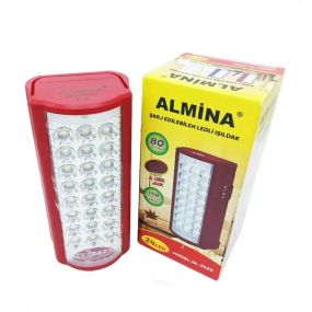 Переносной фонарь со встроенным аккумулятором Almina, Светодиодный фонарик с повербанком  скидка