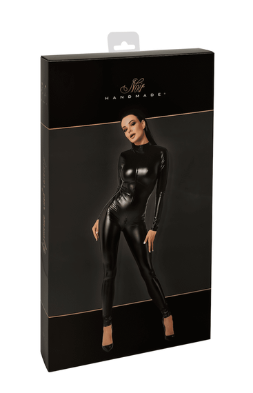 Комбинезон Noir Handmade F331 Powerwetlook Overall Черный 2XL | Зображення 8