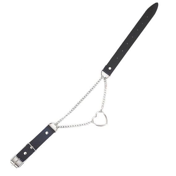 Чокер на шию Серце Art of Sex - Paris, з натуральної шкіри | Зображення 3