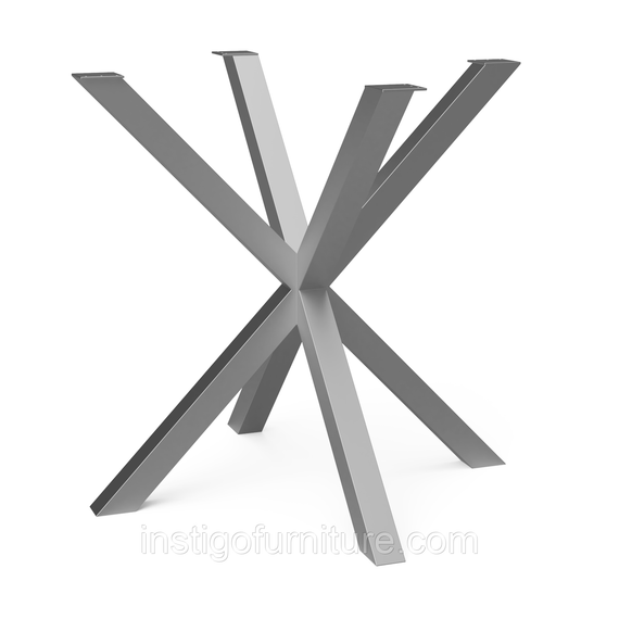 Каркас для стола из металла 750×750mm, H=730mm Серый | Зображення 1