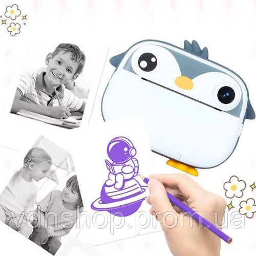 Креативний дитячий фотоапарат з інста-друком, Принтер для дитячої творчості, Фотоапарат для підлітків UG-26 | Зображення 9