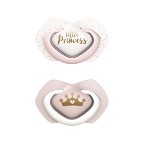 Пустушка силіконова симетрична 0-6 міс ROYAL BABY 2 шт. - рожева 22/650_pin (2000904383016) shop (2000904383016)