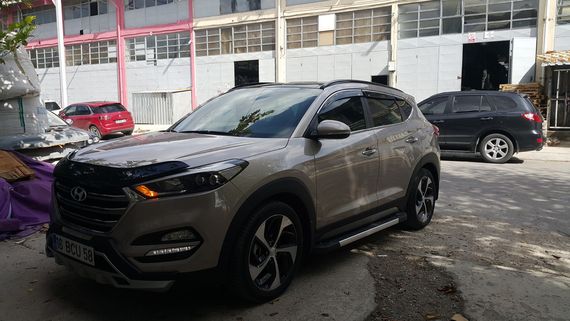 Дефлектор капота (EuroCap) для Hyundai Tucson TL 2016-2021 гг | Зображення 7