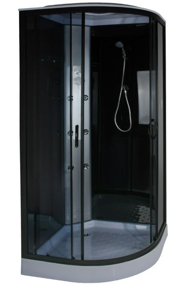 Душевой бокс BRAVO BARYCZ L90GBB, полукруглый | Зображення 3