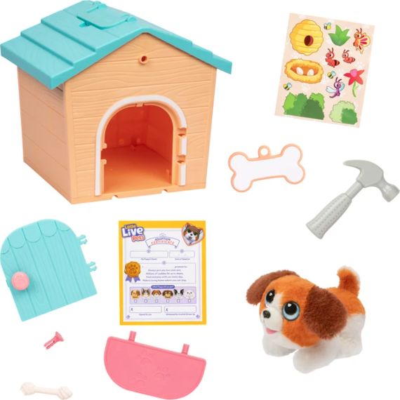 Игрушка Moose Little Live Pets Домик с плюшевой собачкой | Зображення 2