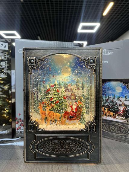 Новогодний музыкальный ночник-светильник XMAS WDL 24023B | Зображення 9