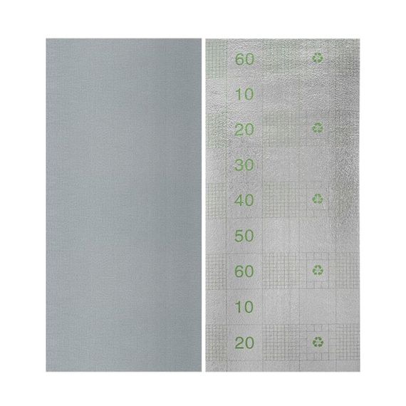 Самоклеящаяся виниловая плитка в рулоне 600х3000х2мм Серый холст Мат SW-00002034 | Зображення 3