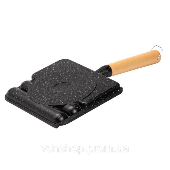 Сковорода прямоугольная на 3 секции с антипригарным покрытием черная HP39572B | Зображення 3