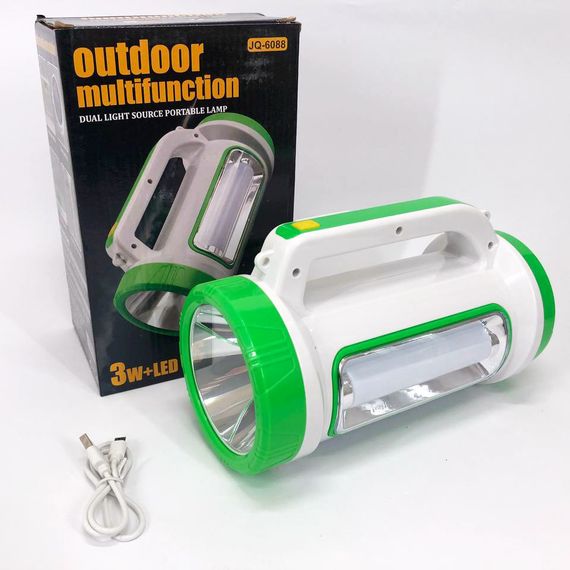 Портативна лампа для кемпінгу 6088-LED+COB, Кемпінговий переносний акумуляторний ліхтар WG-97 | Зображення 4