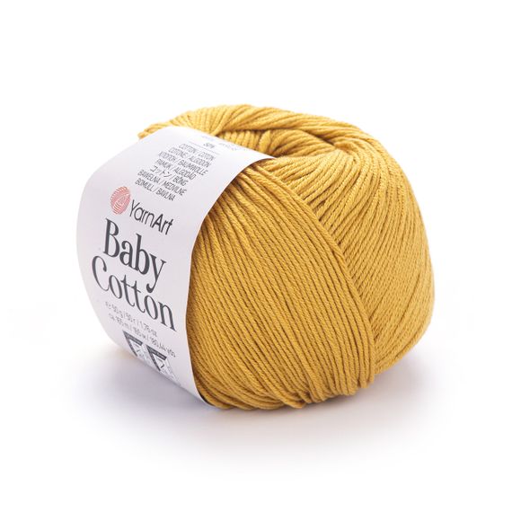 Пряжа YarnArt Baby Cotton No 433 (Ярнарт Бебі Коттон) 50 г / 165 м напівбавовна для дитячих речей та іграшок амігурумі