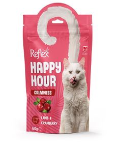 Ласощі для котів з ягням та журавлиною Reflex Happy Hour, 60 гр