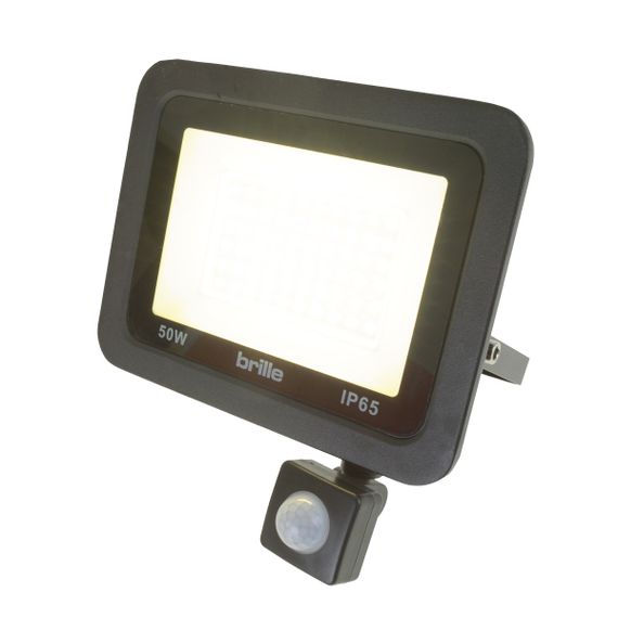 Светодиодный прожектор с датчиком движения HL-19P/50W NW IP65 | Зображення 5