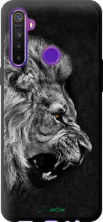 Чохол на Realme 5 Лев "1080b-1862-2448"