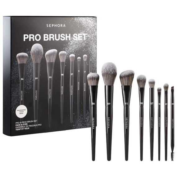 Набір пензликів для макіяжу Sephora collection 8-piece PRO Brush Face & Eye set | Зображення 6