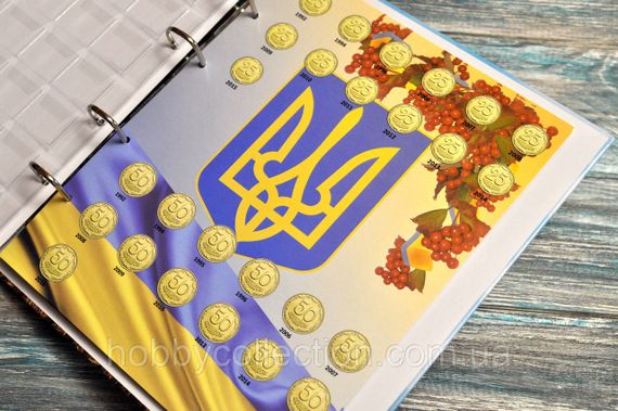 Комплект листів для обігових монет України 1992-2022 рр "Монети України" (по рокам) - 5 листів | Зображення 6