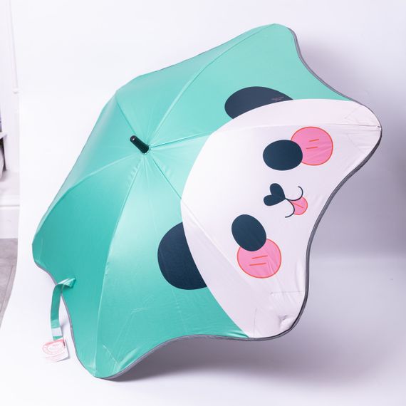 Парасолька дитяча механічна елегантна з принтом міцна надійна з поліестеру діаметр 90 см Зелений HP-23-13GR | Зображення 7