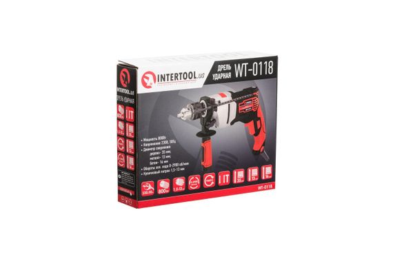 Дрель ударная Intertool - 800 Вт (WT-0118) | Зображення 5