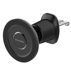 Тримач автомобільний для мобільного Air Vent-5 ColorWay CW-CHM15-BK магнітний чорний