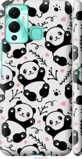 Чохол на Infinix Hot 12 Play Панди "4318m-2759-2448"