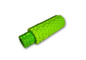 Масажний ролик EasyFit набір Grid Roller Double 33 см Салатовий (EF-7737s-6)