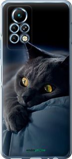 Чохол на Infinix Note 11 Pro Димчастий кіт "825u-2865-2448"