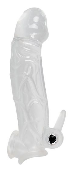 Насадка на член - Chrystal Skin Penis Sleeve Vibro sexstyle | Зображення 1