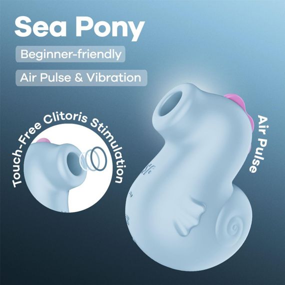 Вакуумний кліторальний стимулятор Satisfyer Sea Pony Sex Aura | Зображення 5