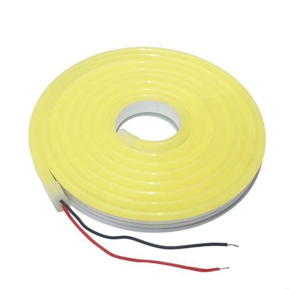Світлодіодний неон PROLUM™ 8x16, IP68, 12V, Series "LF", Лимонно-жовтий, PRO