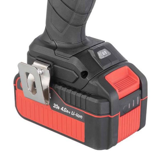 Дриль-шуруповерт акумуляторний ударний з безщітковим двигуном 100 Нм INTERTOOL WT-0361 | Зображення 8