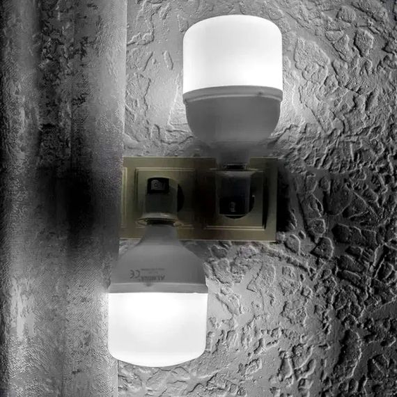 Лампочка для аварийного освещения, аккумуляторная Almina DL-030, 30 Вт, Е27, до 3 часов работы | Зображення 4