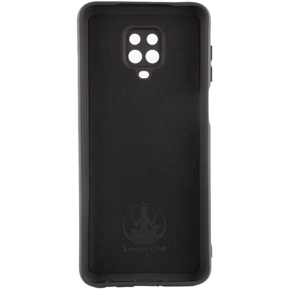 Чохол TPU GETMAN Liquid Silk Full Camera для Xiaomi Redmi Note 9s / Note 9 Pro / Note 9 Pro Max Чорний / Black | Зображення 1