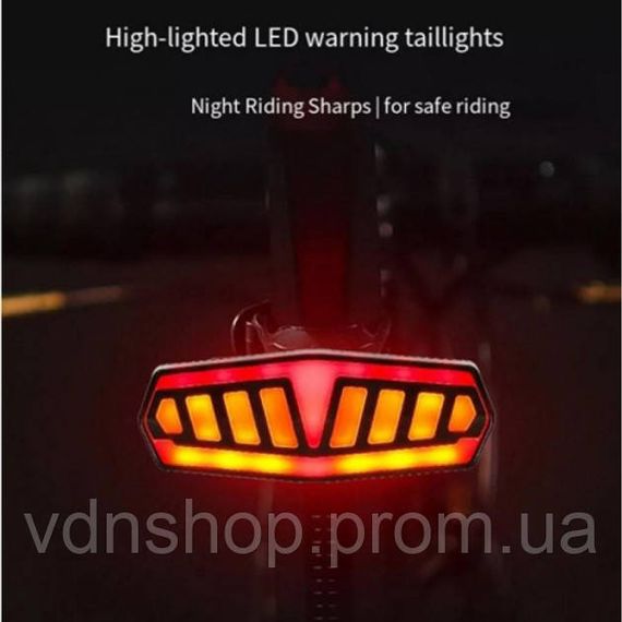 Задний стоп сигнал для велосипеда FY-1828, Повороты стоп сигнал для велосипеда Задний велосипед AN-81 | Зображення 2