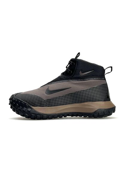 Зимові чоловічі кросівки ACG Mountain Fly Black Brown Fur , В'єтнам 46 29.5 см | Зображення 1