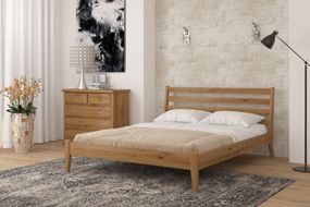 Полуторная кровать iSmart Челси Орех светлый 120х200 см (DDMBG-1973)