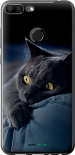 Чохол на Huawei Honor 9 Lite Димчастий кіт "825u-1359-2448"