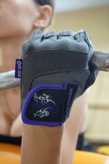 Рукавички для фітнесу Power System PS-2560 Cute Power жіночі Purple XS | Зображення 9
