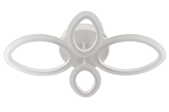 Люстра світлодіодна стельова LED світильник для квартири на стелю лед з пультом 25613 Білий 11х40х62 см. | Зображення 4