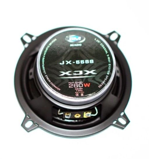 Динамики BM Boschmann JX-5588 13см 2 автомобильные колонки коаксиальные трехполосные термостойкая звуковая катушка 90Дб Черные | Зображення 3