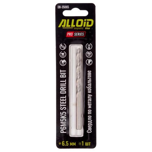 Alloid Pro. Свердло по металу кобальтове 6,5мм Р6М5К5 | Зображення 2